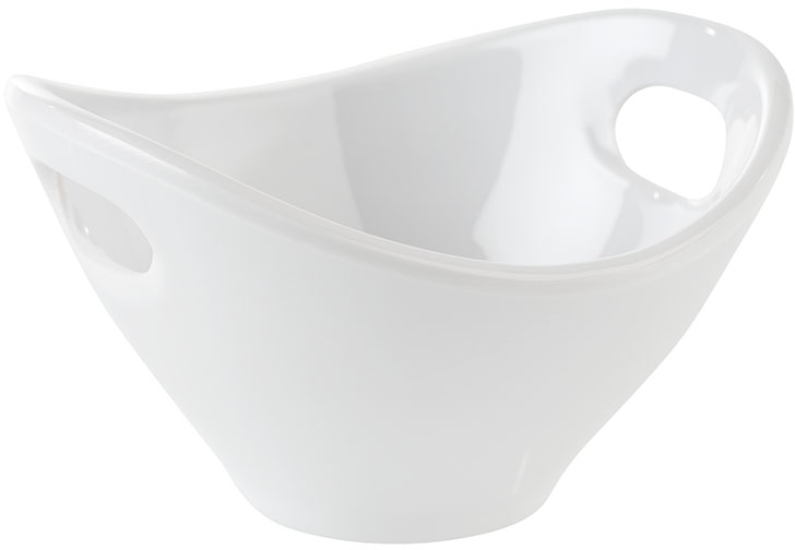 Schale -MINI- 9,5 x 9 cm, H: 5,5 cm Melamin, weiß 0,09 Liter Verpackungseinheit: 20 Stück spülmaschinengeeignet stapelbar