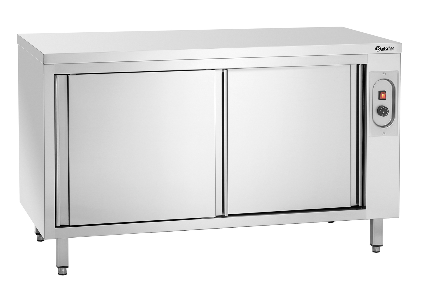 Bartscher Wärmeschrank 700-4T 1400 | Tiefe Innen:580 mm | Maße: 140 x 70 x 85,0 cm. Gewicht: 92 kg