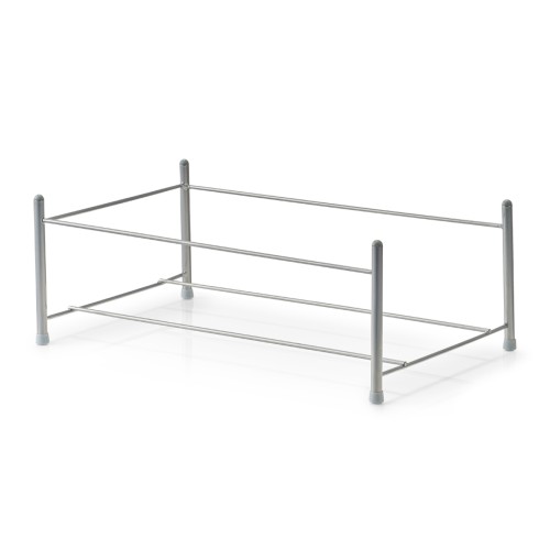 Universal-Organizer, Metall, 24,5x39,5x14,5 cm. Farbe: silber.. Ob für Gewürze in der Küche oder Kleinkram im Büro, das sind nur zwei