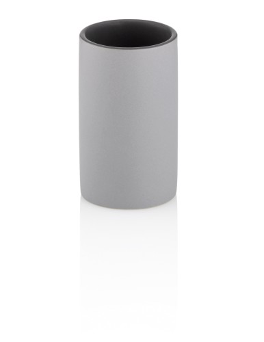 Kela Becher Matsi aus Keramik, hellgrau, Höhe ca. 110mm, Ø 70mm