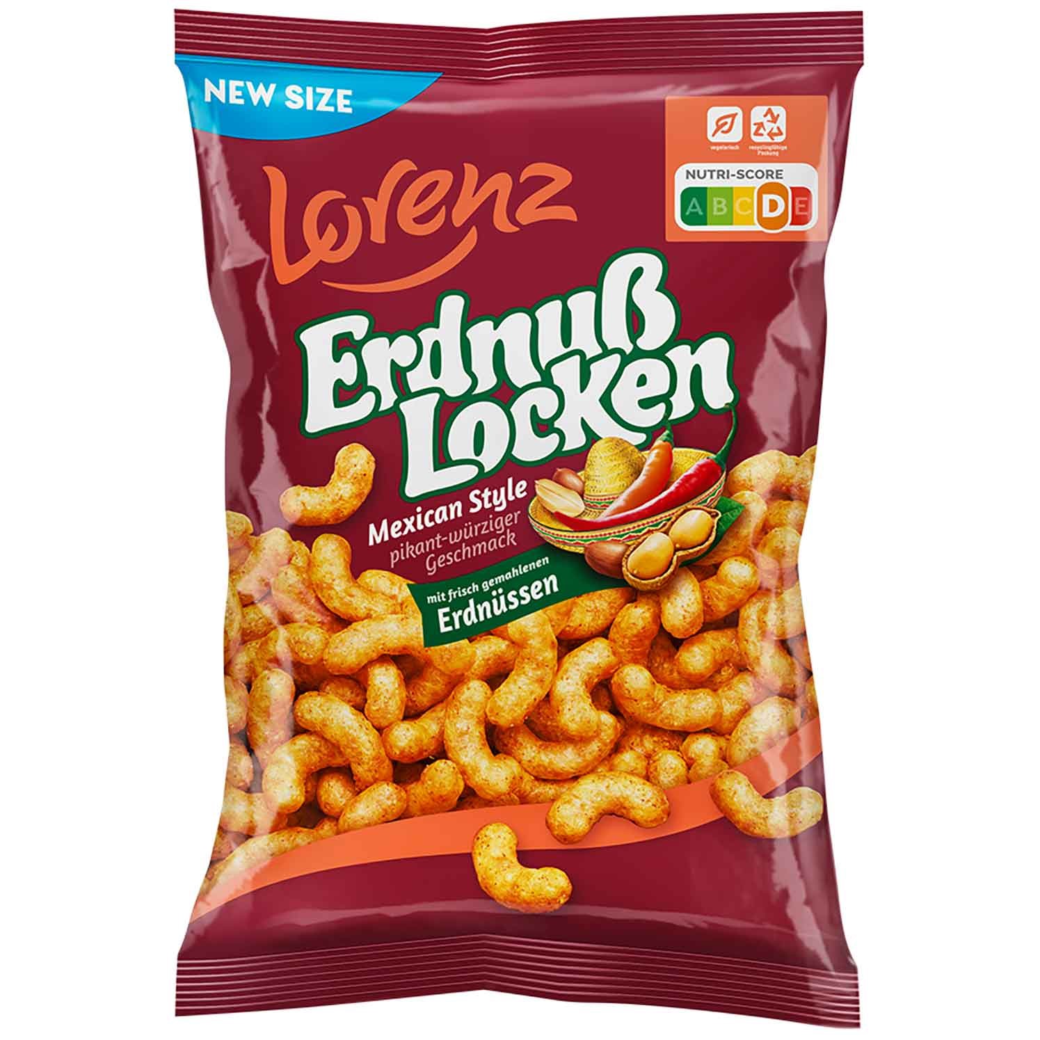 Lorenz Erdnuss Locken Mexican Style 175G
