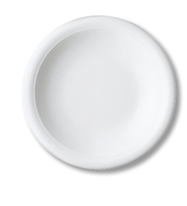 Suppenteller, Durchmesser: 22 cm, Thomas TREND, Porzellan, uni weiss.
