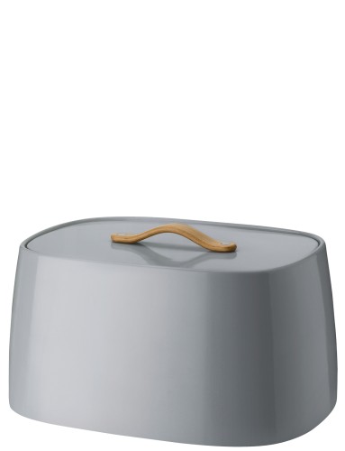 Emma Brotkasten grau, Maße: 325 x 245 x 155 mm
