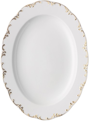 Monbijou Goldene Staffage Platte 28 cm