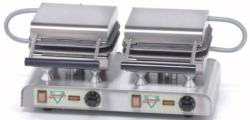 NEUMÄRKER Backsystem II 2x 230 V / 2x 2,2 kW mit Digitaltimer, ohne Backplatten, ohne Dispenser 605x450x320 mm