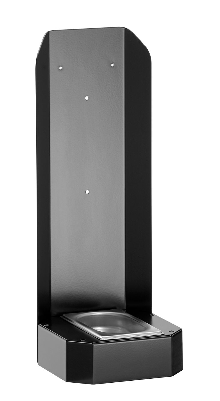 Bartscher Desinfektionssäule XS2 520 |Abtropfschale integriert: Ja | Maße: 19,5 x 18,5x 52,0 cm. Gewicht: 2,9 kg