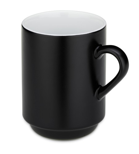 Tasse Mattia Keramik schwarz 2er Set 11,0 cm 7,5 cm Ø 300,0 ml von Kela