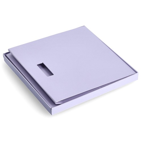 Aufbewahrungsbox, recycelt. Karton, flieder / Maße: 33,5x33x32 cm, klappbar