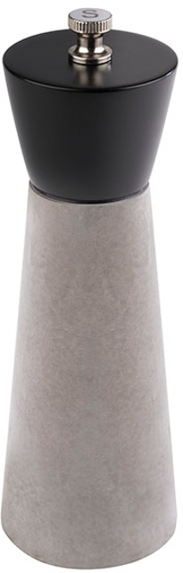 Salzmühle -ELEMENT- Ø 6 cm, H: 18 cm Buchenholz, Beton Mahlwerk aus Edelstahl Mahlgrad stufenlos einstellbar Schaft aus