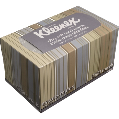 Kleenex® Kosmetiktuch ULTRA SOFT POP-UP 22,5 x 26 cm (B x L) Interfold-Falz 100 % Frischzellstoff weiß 70 St./Pack.,