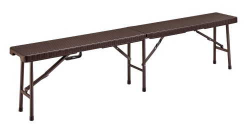 Sitzbank. HDPE. Maße: 180 x 25 x 43 LxBxH.