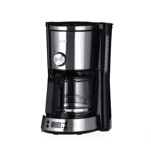 Severin Filterkaffeemaschine mit Timer "TYPE Switch", ca. 1000 W, bis 10 Tassen, AromaSwitch, beidseitige Wasserstandsanzeige