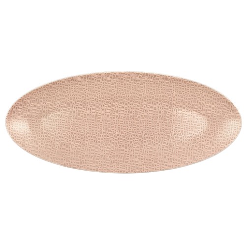 Seltmann Coupplatte 43x19 cm M5379, oval, Form: Coup Fine Dining, Dekor: 57270 altrosa, hohe Kantenschlagfestigkeit, Made in Germany