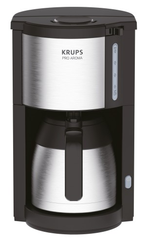 KRUPS Pro Aroma Therm KM305D Filterkaffeemaschine 1,25 l Fassungsvermögen mit Thermokanne aus Edelstahl