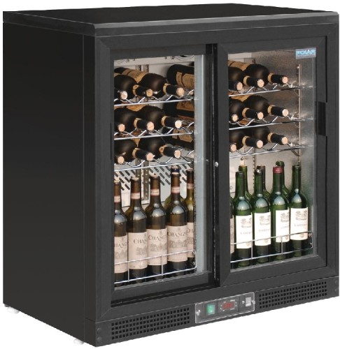 Polar Weinkühlung mit 2 Schiebetüren