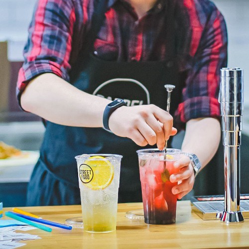 6er-Eiswürfelform aus Silikon, Motiv "XL Würfel". Ideal für Whisky, ein Must Have für Barkeeper.