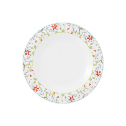 Seltmann Teller flach 17 cm, rund, Form: Community, Dekor: 57401 Landhaus, hohe Kantenschlagfestigkeit, Made in Germany